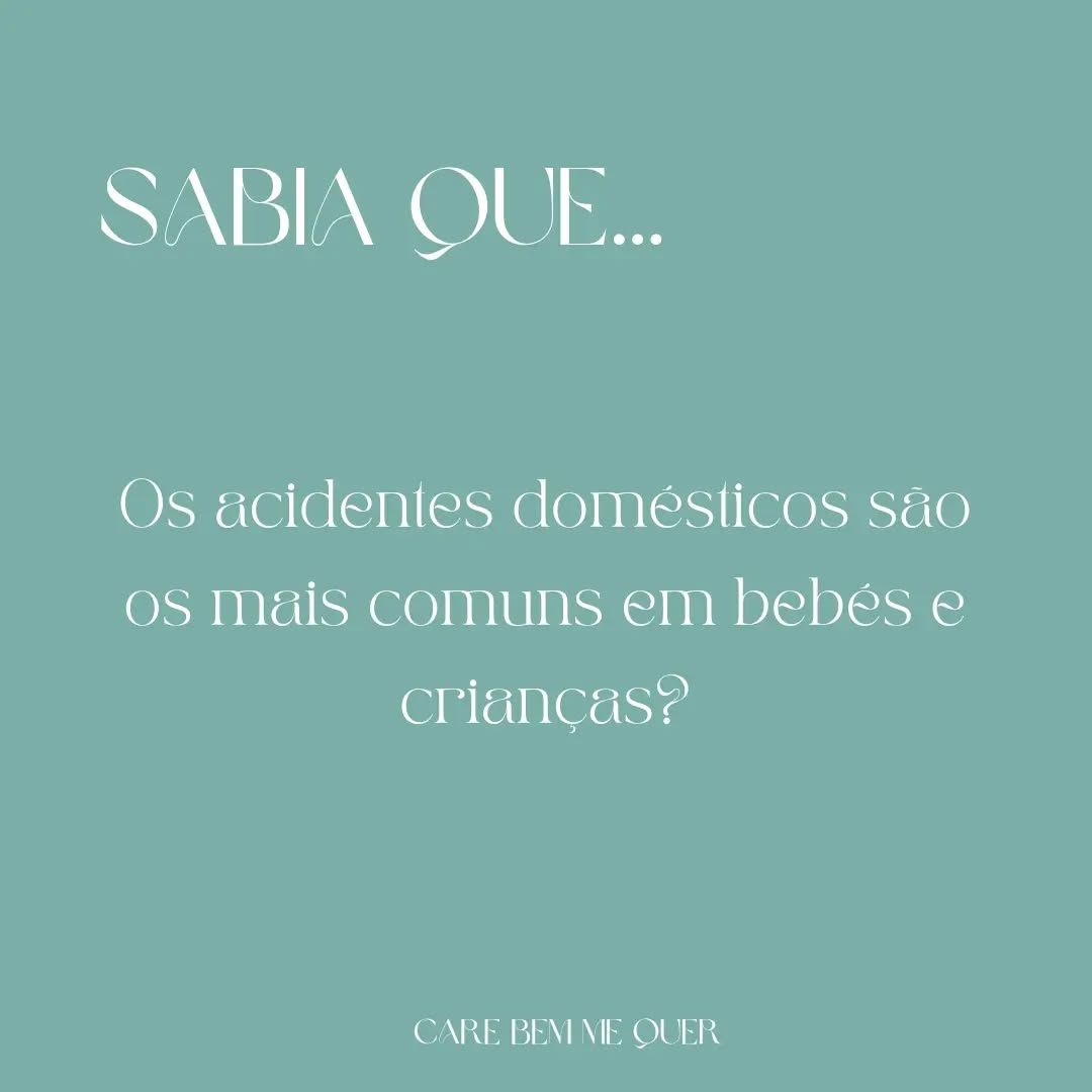 Os acidentes domésticos em crianças têm aumentado consideravelmente nos últim... — foto 1 de 3