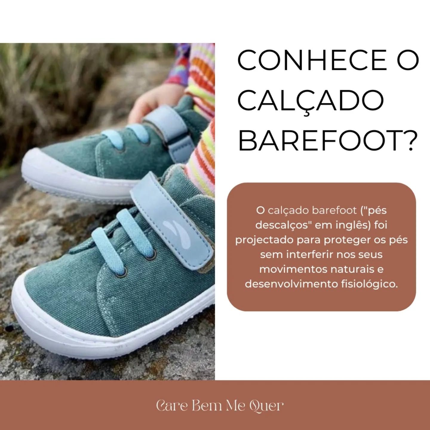 O calçado "Barefoot" ("pés descalços" em inglês) foi pensado para criar a sen...